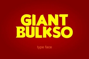 Giant Bulsko Font Download