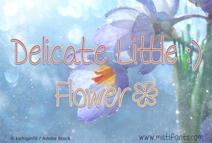 Delicate Little Flower Font Download