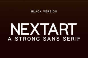 Nextart Black Font Download