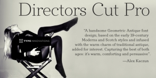 Directors Cut Pro Font Download