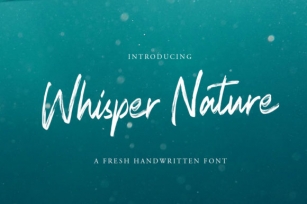 Whisper Nature Font Download