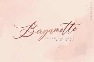 Bergamotte Font Download