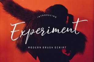Experiment Brush Font Download