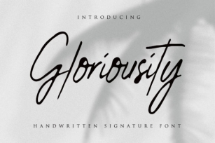 Gloriousity Font Download