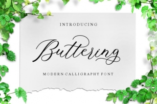 Buttering Font Download