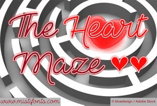 The Heart Maze Font Download