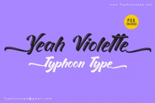 Yeah Violette Font Download