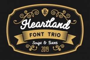 Heartland Trio Font Download