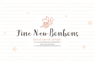 Fine New Bonbons Font Download