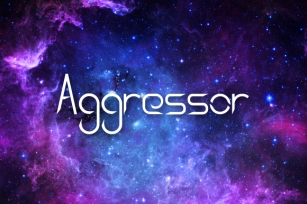 Aggressor Font Download