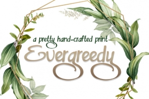 Evergreedy Font Download