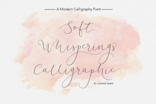 Soft Whisperings Font Download