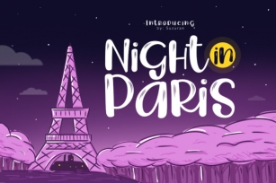 Night in Paris Font Download