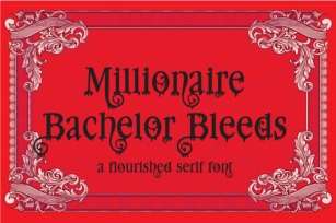 Millionaire Bleeds Font Download