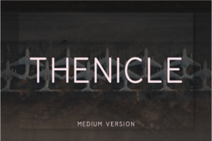 Thenicle Medium Font Download