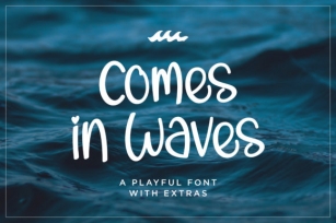 Comes in Waves Font Download