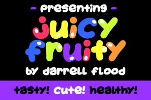 Juicy Fruity Font Download