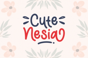 Cute Nesia Font Download