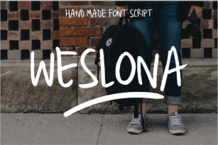 Weslona Font Download