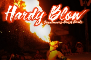 Hardy Blow Font Download