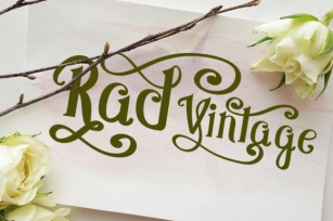Rad Vintage Font Download