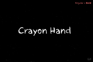 Crayon Hand Font Download