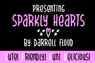 Sparkly Hearts Font Download