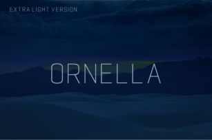Ornella Extra Light Font Download