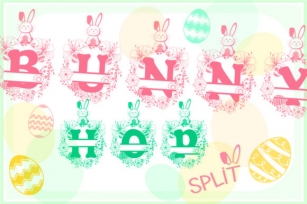 Bunny Hop Split Font Download