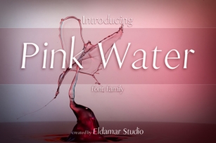 Pink Water Font Download