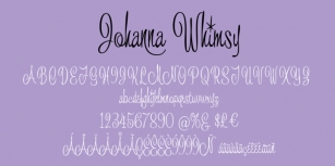 Johanna Whimsy JF Font Download