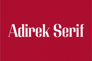 Adirek Serif Font Download