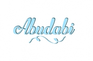 Abudabi Font Download