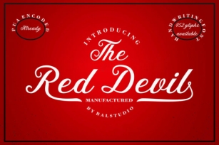The Red Devil Font Download