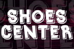 Shoes Center Font Download