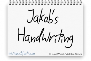 Jakob's Handwriting Font Download