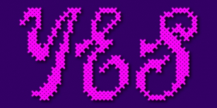 Cross Stitch Splendid Font Download