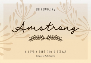 Amstrong Duo Font Download
