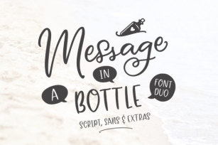 Message in a Bottle Duo Font Download