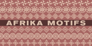 Afrika Motifs Font Download