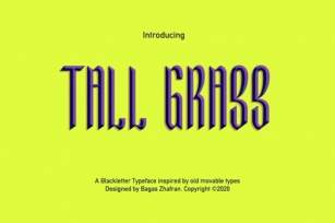 Tall Grass Font Download