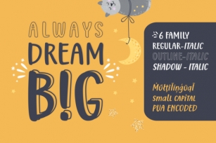 Always Dream Big Font Download
