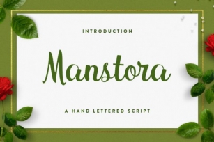 Manstora Font Download