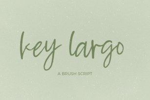Key Largo Font Download