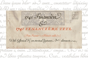 1741 Financiere Font Download