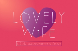 Lovely Wife Font Download