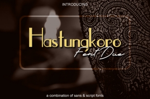 Hastungkoro Duo Font Download