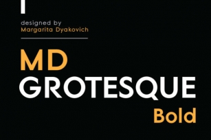 MD Grotesque Bold Font Download