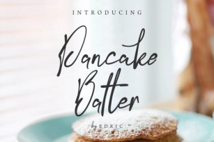 Pancake Batter Font Download