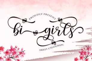 Bi Girls Font Download